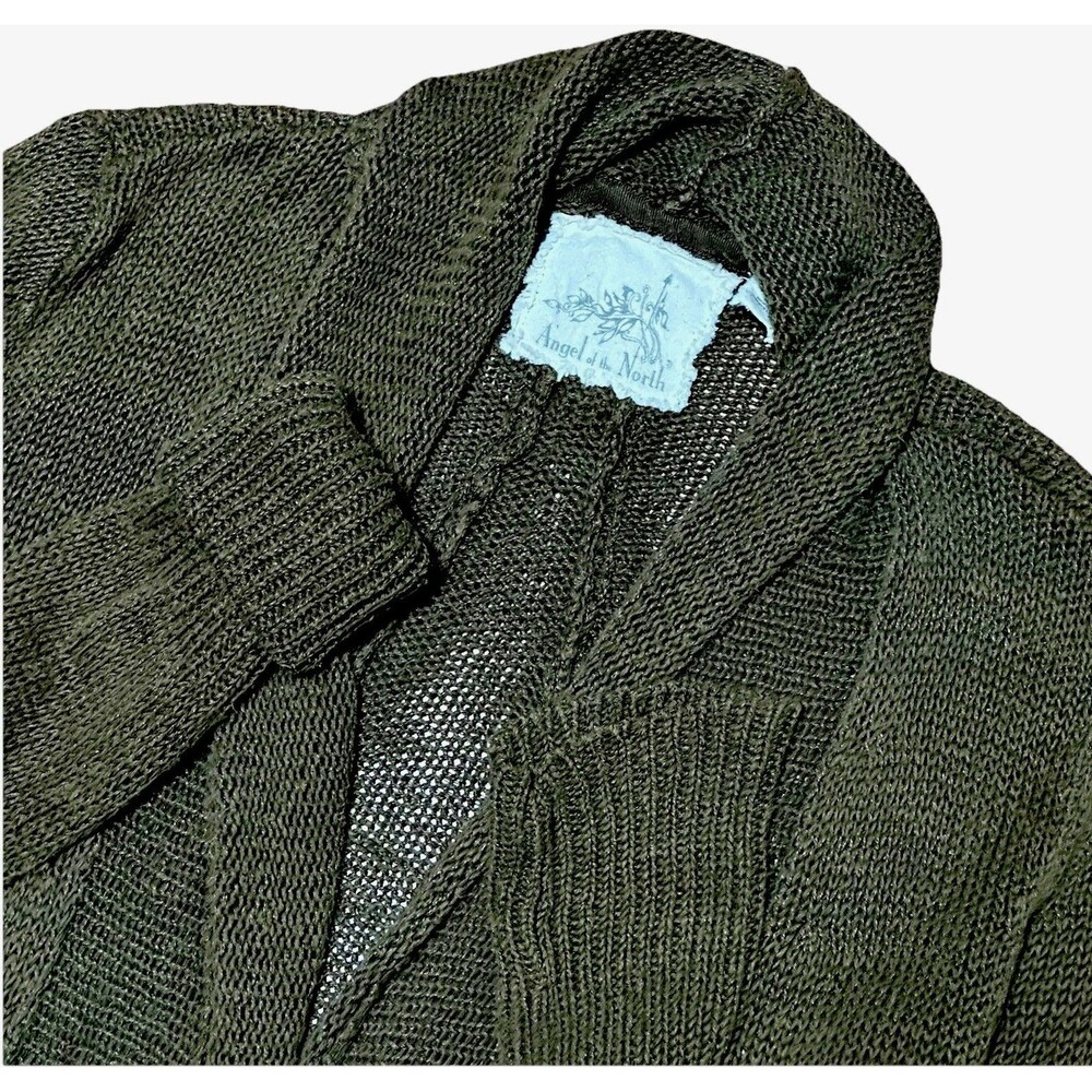 Anthropologie Scalloped Hem Open Front Cardigan Sz S Fairy Whimsygoth Boho